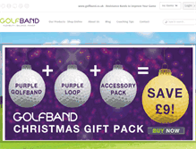 Tablet Screenshot of golfband.co.uk